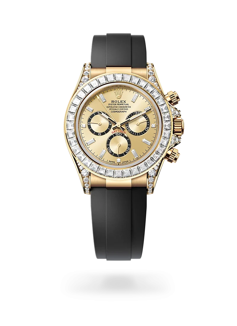 rolex cosmograph daytona yellow gold and diamonds, -m126538tbr-0004 - Rolex Boutique Design District