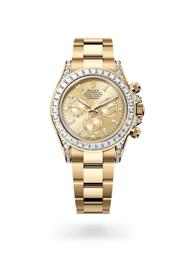 rolex cosmograph daytona yellow gold and diamonds, -m126598tbr-0001 - Rolex Boutique Design District