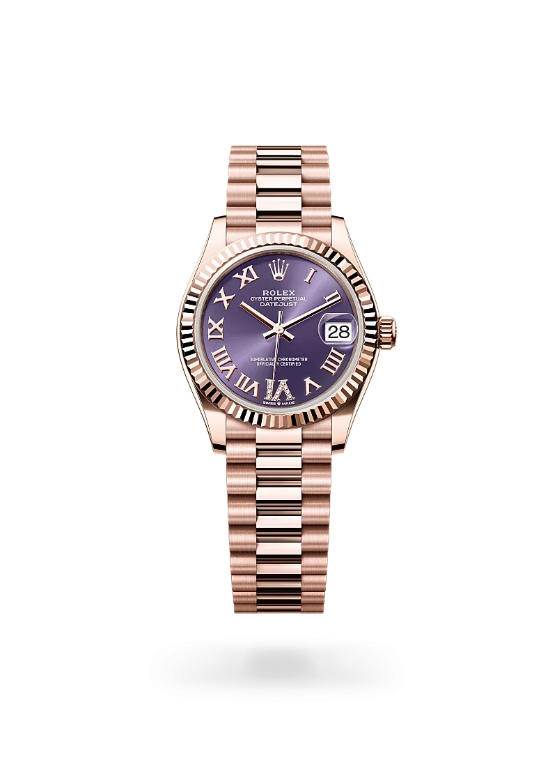 rolex datejust 31 in everose gold, -m278275-0029 - Rolex Boutique Design District