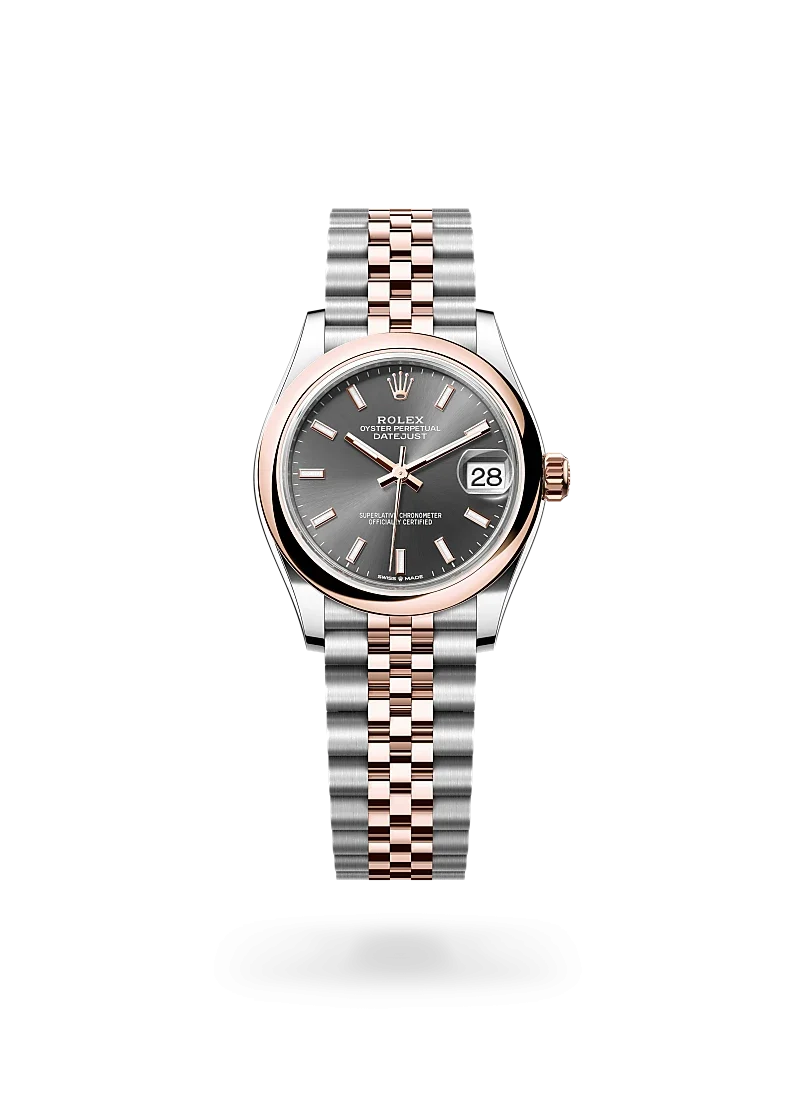 rolex datejust 31 in oystersteel and everose gold, -m278241-0018 - Rolex Boutique Design District