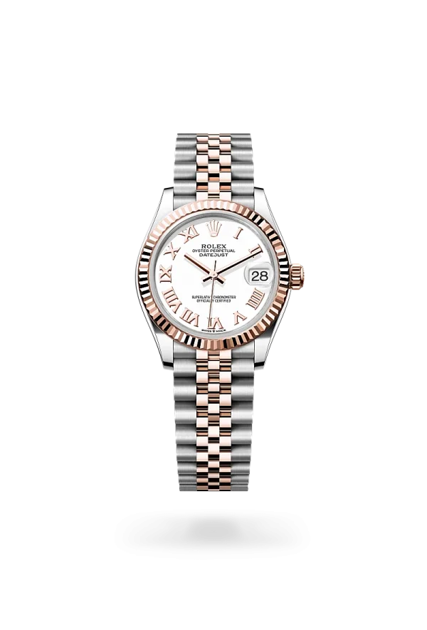 rolex datejust 31 in oystersteel and everose gold, -m278271-0002 - Rolex Boutique Design District