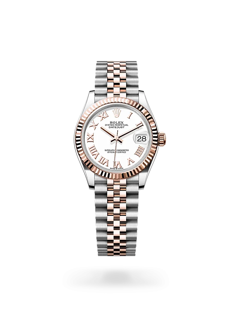 rolex datejust 31 in oystersteel and everose gold, -m278271-0002 - Rolex Boutique Design District