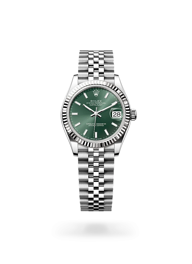 rolex datejust 31 in oystersteel and white gold, -m278274-0018 - Rolex Boutique Design District