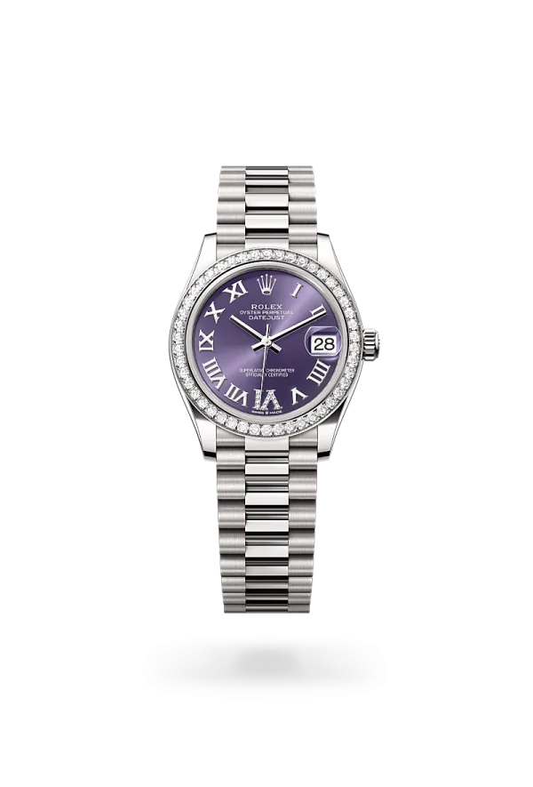 rolex datejust 31 in white gold and diamonds, -m278289rbr-0019 - Rolex Boutique Design District