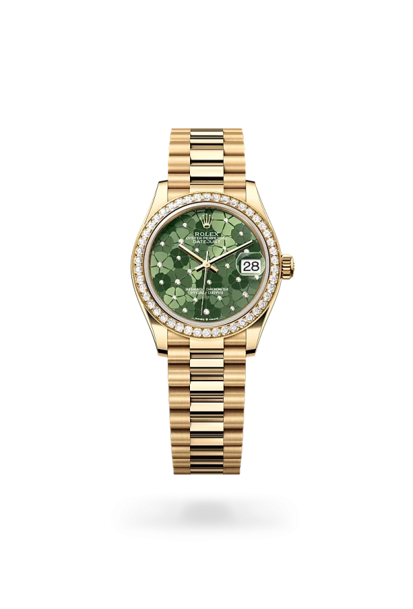 rolex datejust 31 in yellow gold and diamonds, m278288rbr-0038-Rolex Boutique Design District