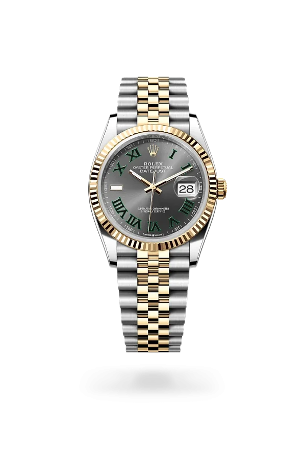 rolex datejust 36 in oystersteel and yellow gold, m126233-0035-Rolex Boutique Design District