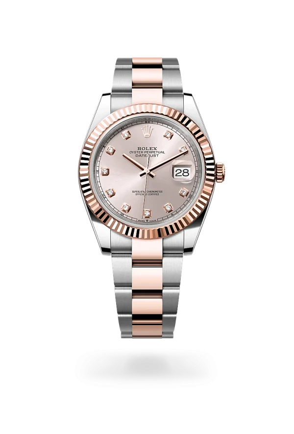 rolex datejust 41 in oystersteel and everose gold, m126331-0007-Rolex Boutique Design District