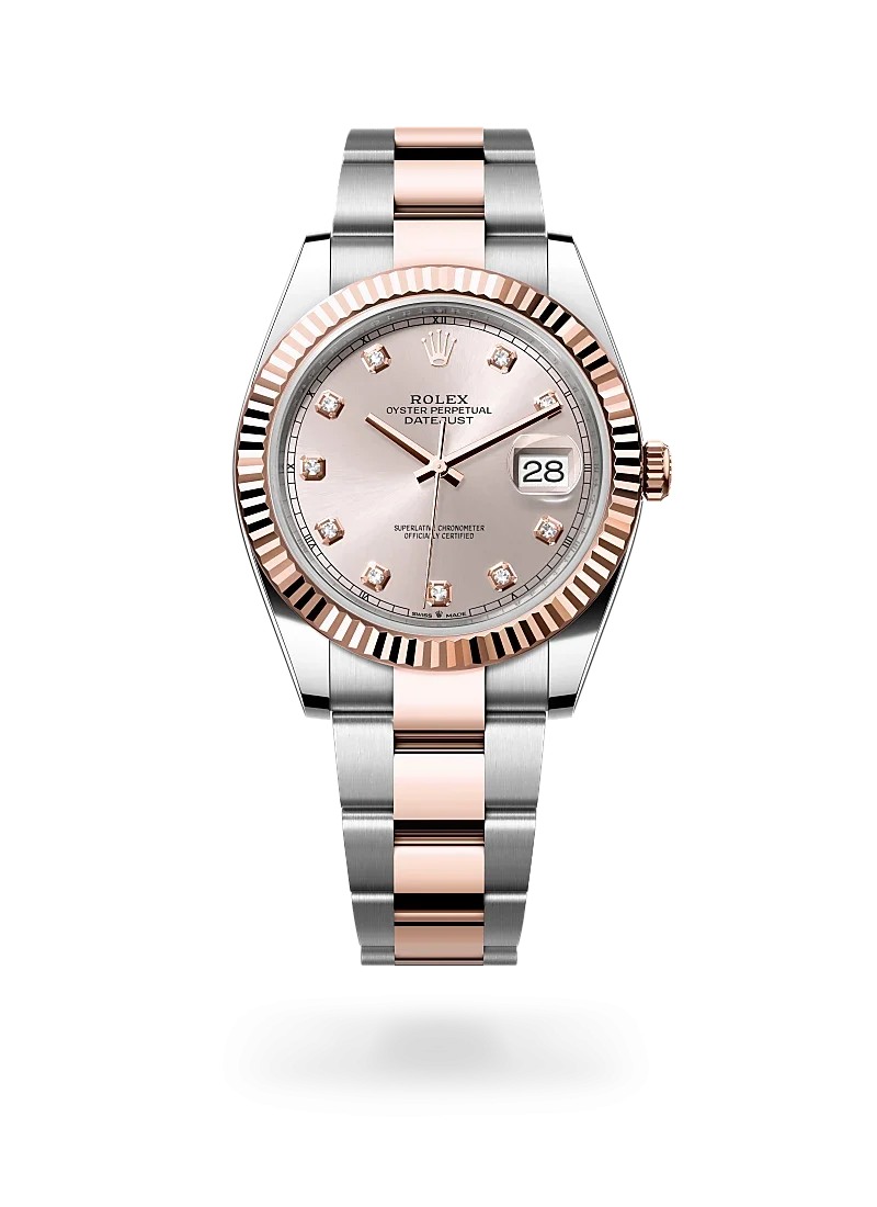 rolex datejust 41 in oystersteel and everose gold, m126331-0007-Rolex Boutique Design District