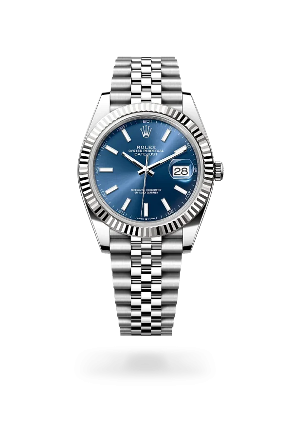 rolex datejust 41 in oystersteel and white gold, m126334-0002 - Rolex Boutique Design District