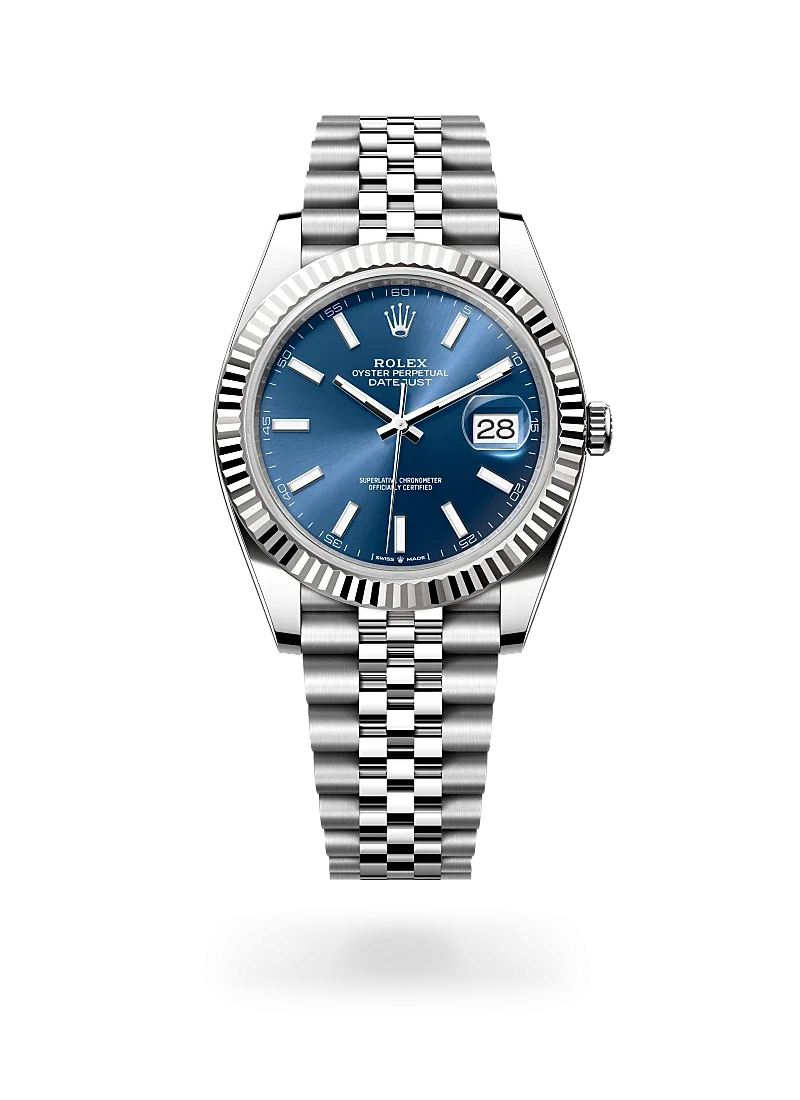 rolex datejust 41 in oystersteel and white gold, m126334-0002 - Rolex Boutique Design District