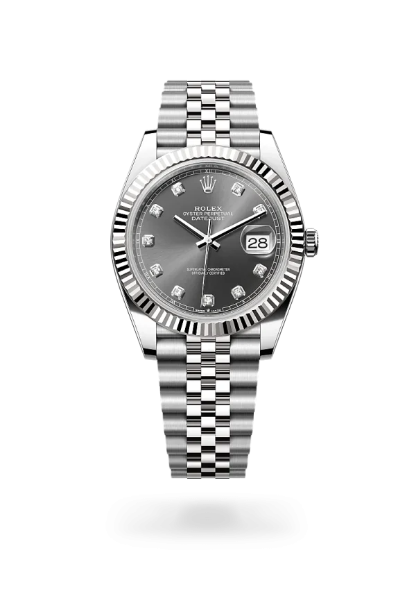 rolex datejust 41 in oystersteel and white gold, m126334-0006-Rolex Boutique Design District