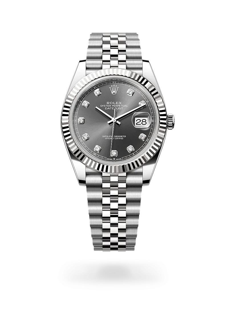 rolex datejust 41 in oystersteel and white gold, m126334-0006-Rolex Boutique Design District