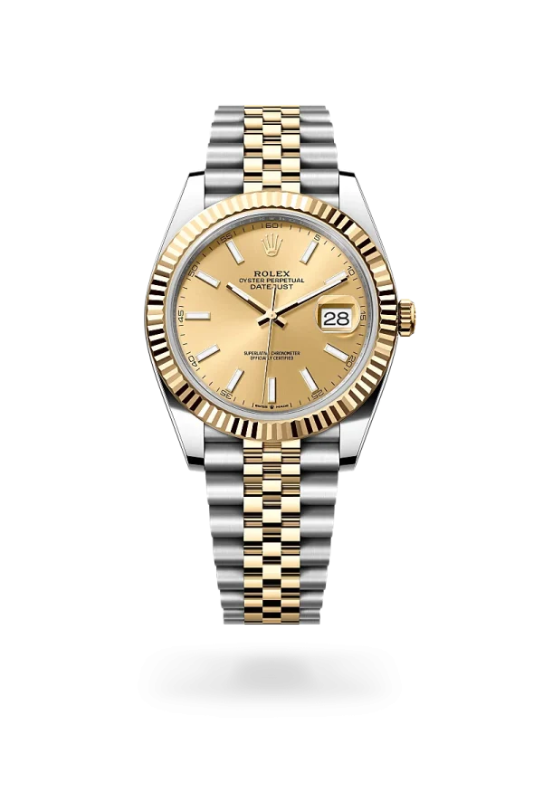 rolex datejust 41 in oystersteel and yellow gold, -m126333-0010 - Rolex Boutique Design District