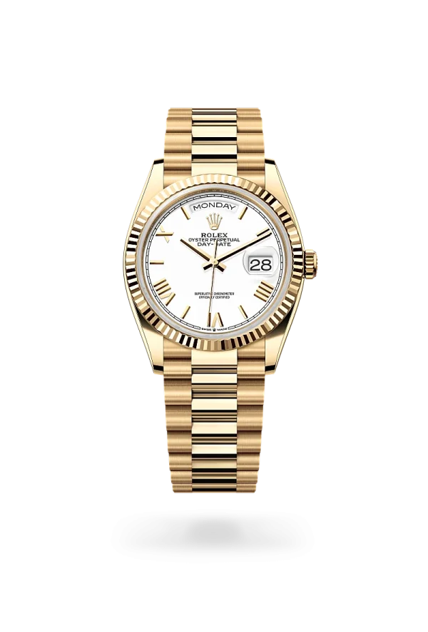 rolex day-date 36 in yellow gold, -m128238-0113 - Rolex Boutique Design District