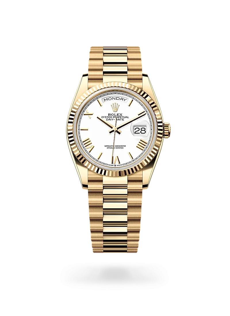 rolex day-date 36 in yellow gold, -m128238-0113 - Rolex Boutique Design District