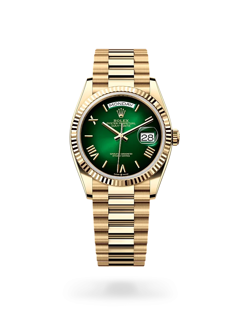 rolex day-date 36 in yellow gold, -m128238-0118 - Rolex Boutique Design District