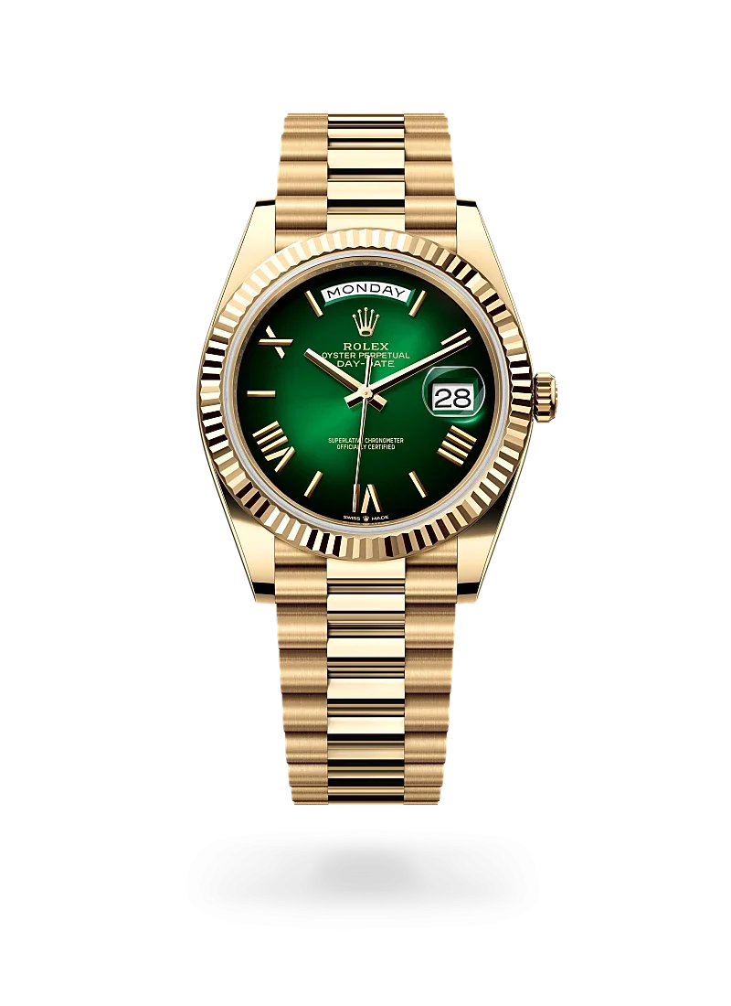 rolex day-date 40 in yellow gold, -m228238-0069 - Rolex Boutique Design District