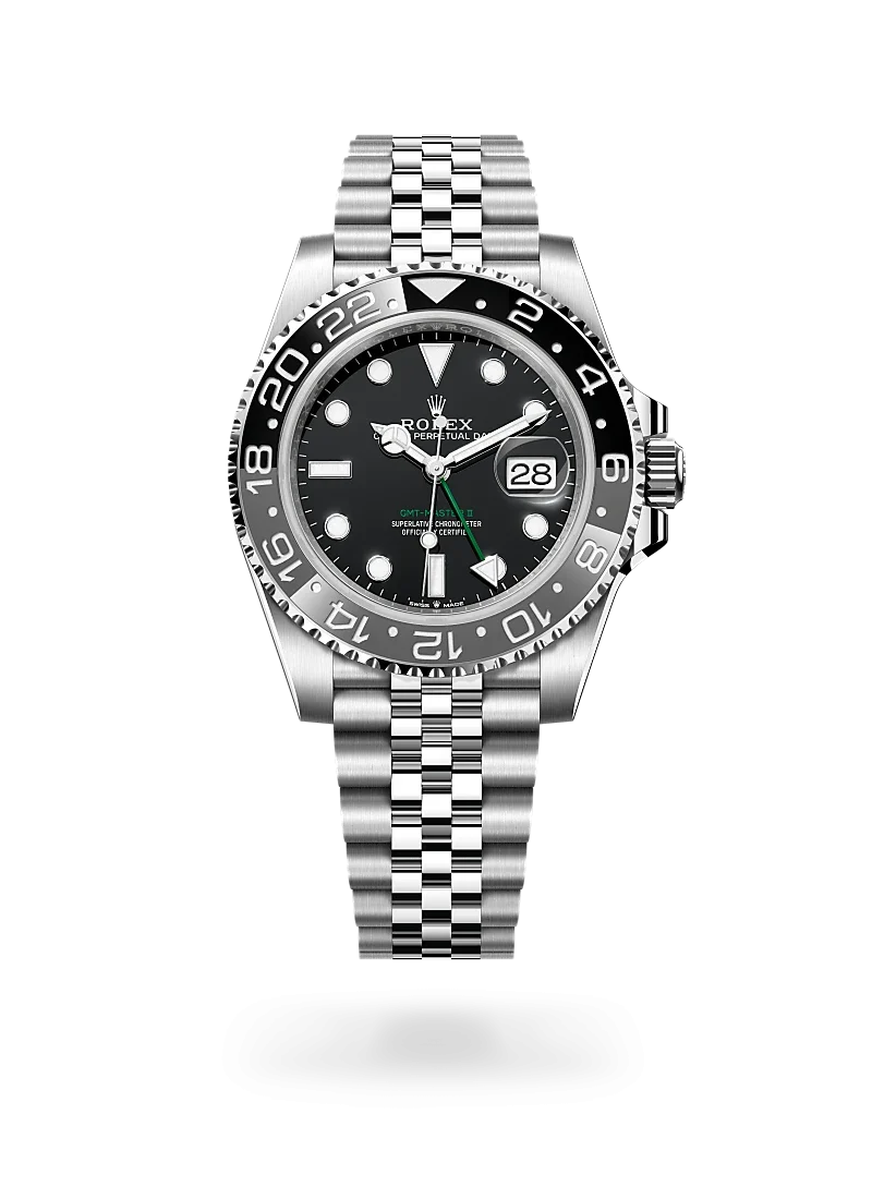 rolex gmt-master II in oystersteel, -m126710grnr-0003 - Rolex Boutique Design District