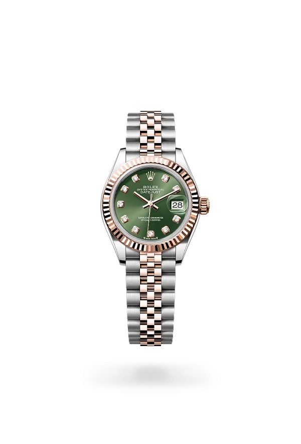 rolex lady-datejust in oystersteel and everose gold, -m279171-0007 - Rolex Boutique Design District