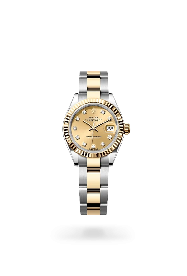 rolex lady-datejust in oystersteel and yellow gold, m279173-0012 - Rolex Boutique Design District