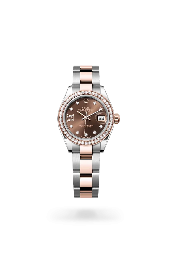 rolex lady-datejust in oystersteel everose gold, -m279381rbr-0004 - Rolex Boutique Design District