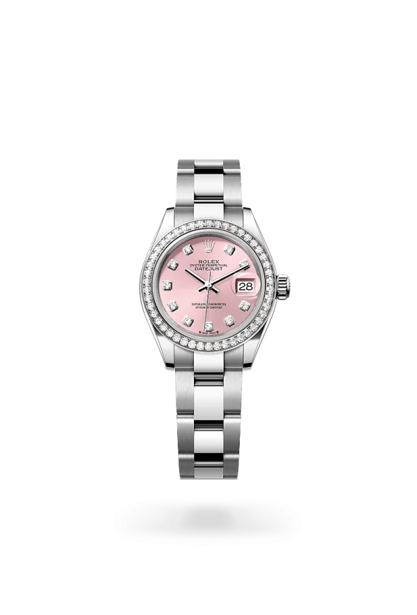 rolex lady-datejust in oystersteel, white gold and diamonds, -m279384rbr-0004 - Rolex Boutique Design District