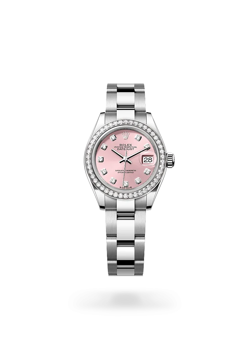 rolex lady-datejust in oystersteel, white gold and diamonds, -m279384rbr-0004 - Rolex Boutique Design District