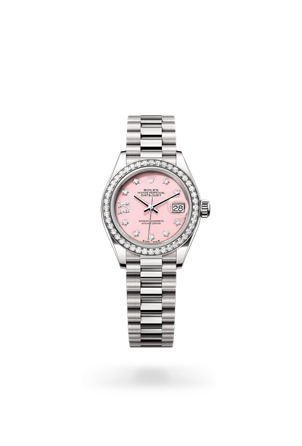 rolex lady datejust in white gold and diamonds, -m279139rbr-0002 - Rolex Boutique Design District