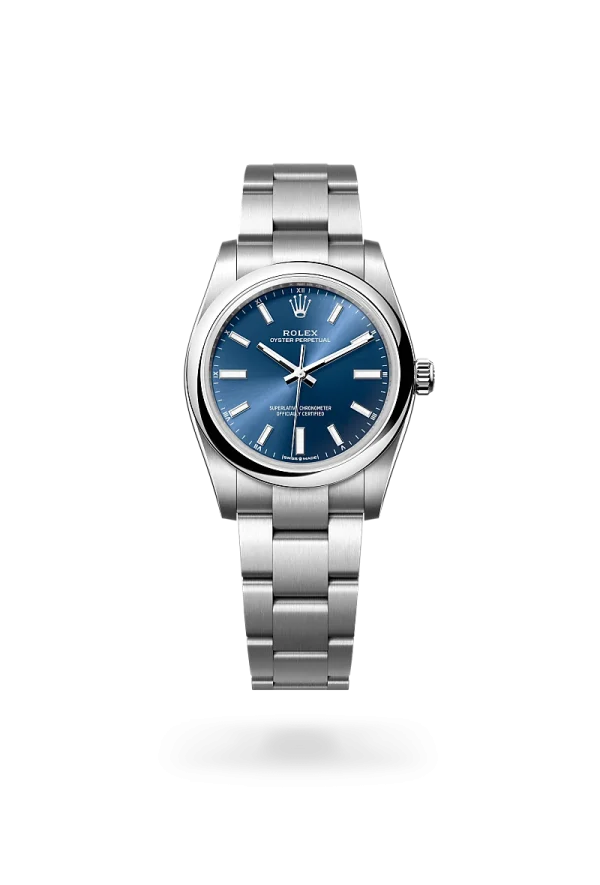 rolex oyster perpetual 34 in oystersteel, m124200-0003 - Rolex Boutique Design District