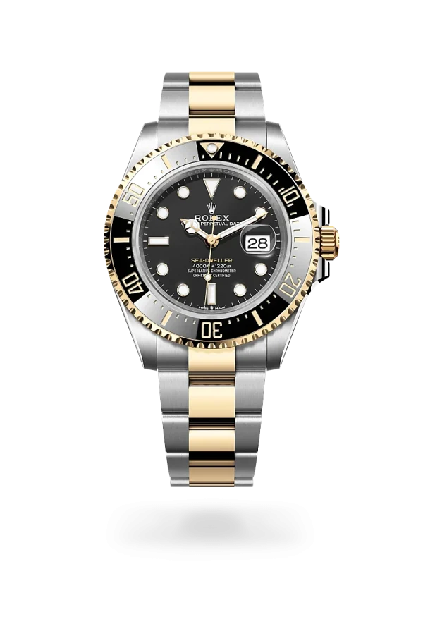 rolex sea dweller in oystersteel and yellow gold, m126603-0001, Rolex Boutique Design District