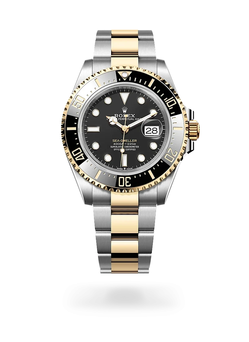 rolex sea dweller in oystersteel and yellow gold, m126603-0001, Rolex Boutique Design District