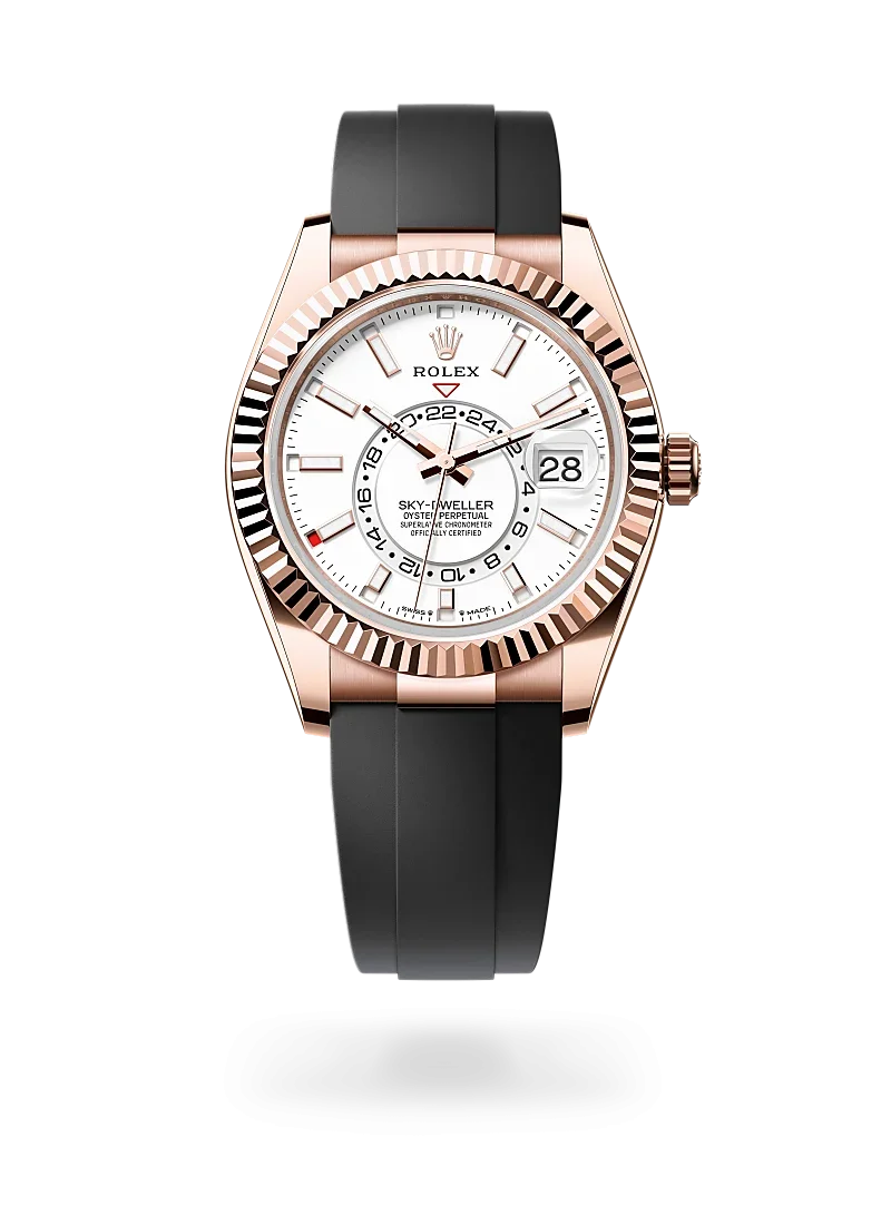 rolex sky-dweller in everose gold, m336235-0003, Rolex Boutique Design District