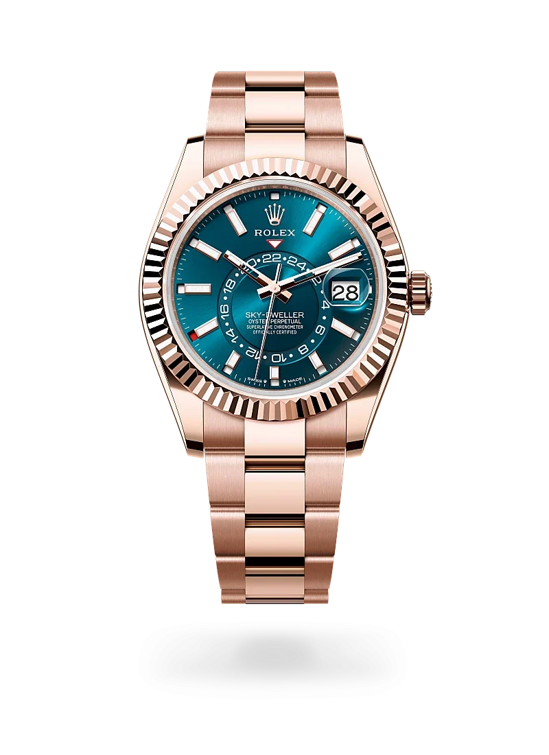 rolex sky-dweller in everose gold, m336935-0001, Rolex Boutique Design District