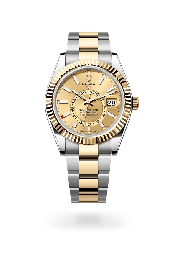 rolex sky-dweller in oystersteel and yellow gold, m336933-0001-Rolex Boutique Design District