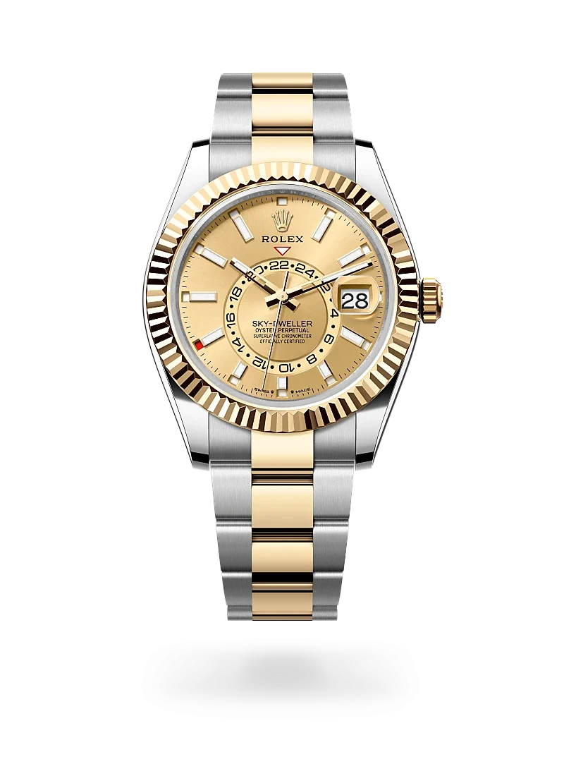 rolex sky-dweller in oystersteel and yellow gold, m336933-0001-Rolex Boutique Design District