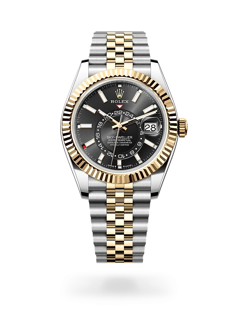 rolex sky-dweller in oystersteel and yellow gold,-m336933-0004, Rolex Boutique Design District