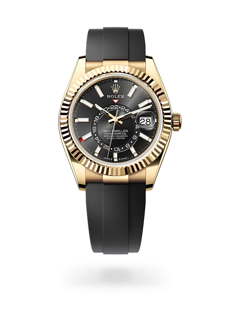 rolex sky-dweller in yellow gold, m336238-0002, Rolex Boutique Design District