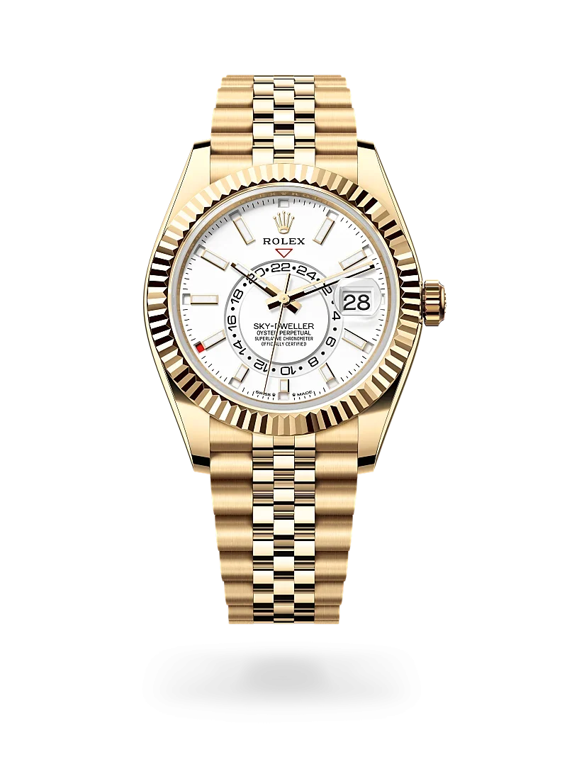 rolex sky-dweller in yellow gold, m336938-0006, Rolex Boutique Design District