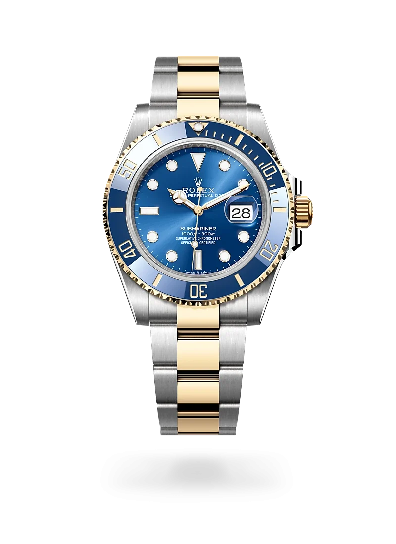 rolex submariner date in oystersteel and yellow gold, m126613lb-0002, Rolex Boutique Design District