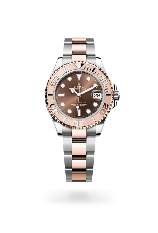 rolex yacht-master 37 in oystersteel and everose gold, -m268621-0003 - Rolex Boutique Design District