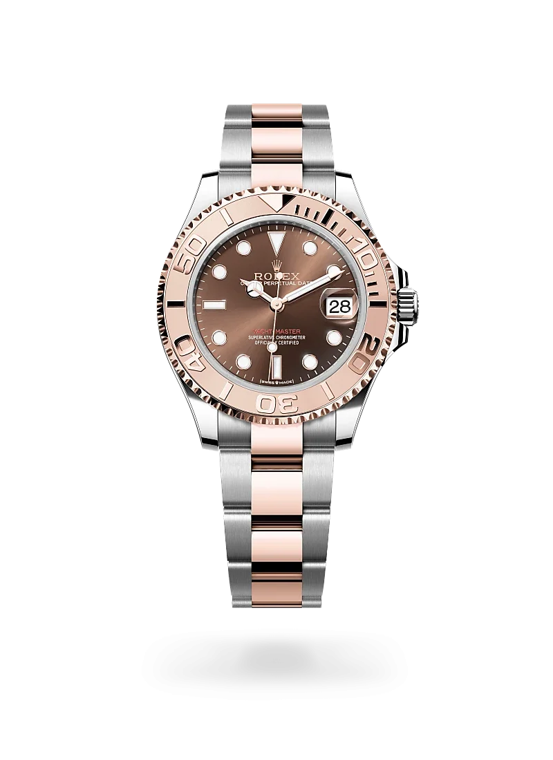 rolex yacht-master 37 in oystersteel and everose gold, -m268621-0003 - Rolex Boutique Design District